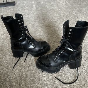 Jeffery Campbell Locust black combat boot